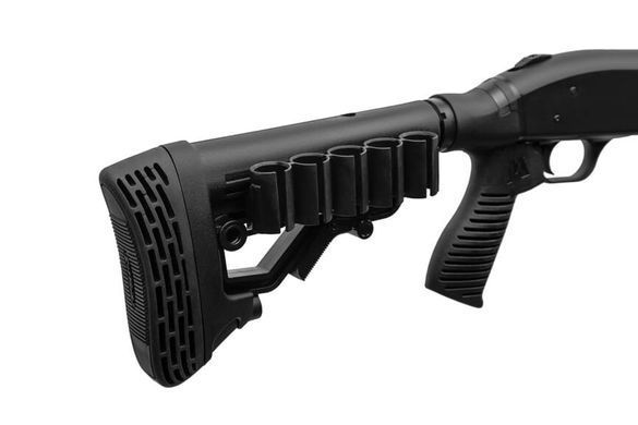 Рушниця гладкоствольна Mossberg M590 18.5'' 7 SHOT FLEX TAC STOCK чорна MOSSBERG-2007677 фото Orkov.net