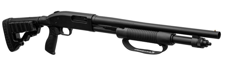 Рушниця гладкоствольна Mossberg M590 18.5'' 7 SHOT FLEX TAC STOCK чорна MOSSBERG-2007677 фото Orkov.net