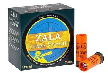 Патрон Zala Arms Slava Ukraini кал. 12/70 куля 28 г. Zala-Arms-15290059 фото Orkov.net