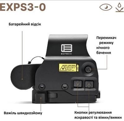 Коліматорний приціл EOTech EXPS3-0  EXPS3-0 фото Orkov.net