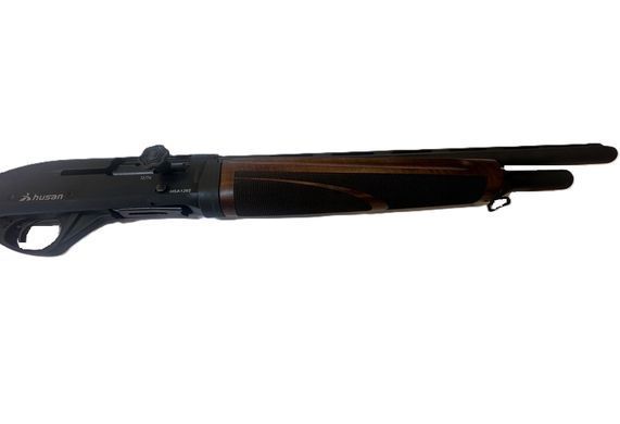 Гладкоствольна напівавтоматична рушниця Husan Arms HSA-1202 з газовідвідною системою, 12 калібр, ствол 50 см. Дерево Husan-HSA-1202 фото Orkov.net