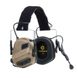 Активні тактичні навушники з комунікаційною гарнітурою Earmor M32. EM-M32-COY фото 1