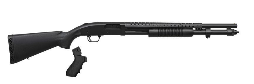 Рушниця гладкоствольна Mossberg M590 HEATSHIELD 20" чорна MOSSBERG-2007682 фото Orkov.net