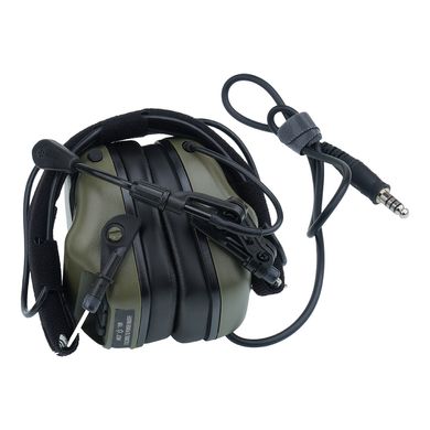 Активні тактичні навушники з комунікаційною гарнітурою Earmor M32., EM-M32-GRN фото