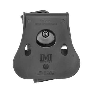 Жорстка полімерна поясна поворотна кобура IMI Defense для Glock 19/23/25/28/32 під ліву руку., IMI-Z1020LH32 фото