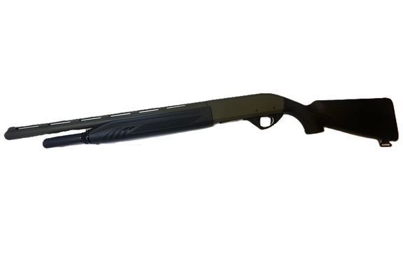 Гладкоствольна напівавтоматична рушниця Husan Arms HSA-1203 з газовідвідною системою, 12 калібр, ствол 50 см. Чорний O.D. Green Cerakote Husan-HSA-1203-Black-O.D.Green фото Orkov.net