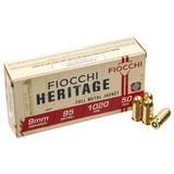 Патроны 9x18mm Makarov 95 gr FMJ для спортивной стрельбы &mdash; Fiocchi Heritage 9mm Makarov FMJ 95gr, 50 шт, скорость 1020 FPS Fiocchi_9x18_Makarov фото Orkov.net