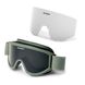 Балістичні окуляри-маска ESS Land Ops із лінзами: Прозора / Smoke Gray. Колір оправи: Foliage Green. ESS-740-0402 фото 1