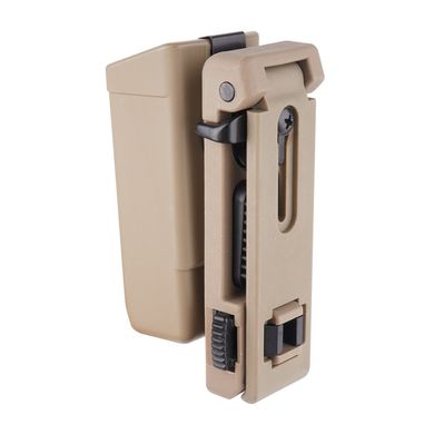 Пластиковий подсумок ESP для одного двойного пистолетного магазина калибра 9 мм. Крепление UBC-02., ESP-UBC-02-MH-14-KH фото