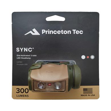 Фонарь налобный Princeton Tec Synx 300 Lumens Multicam