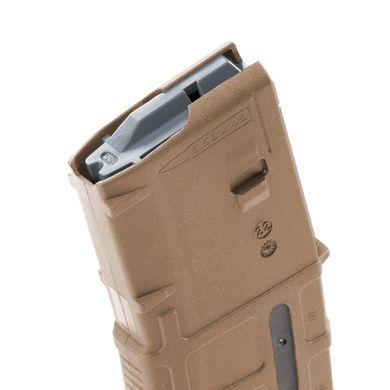 Полімерний магазин з віконцем Magpul на 30 патронів 5.56x45mm NATO для AR15/M4 PMAG 30 GEN M3 MAG556-BLK Coyote MAG556-MCT фото Orkov.net