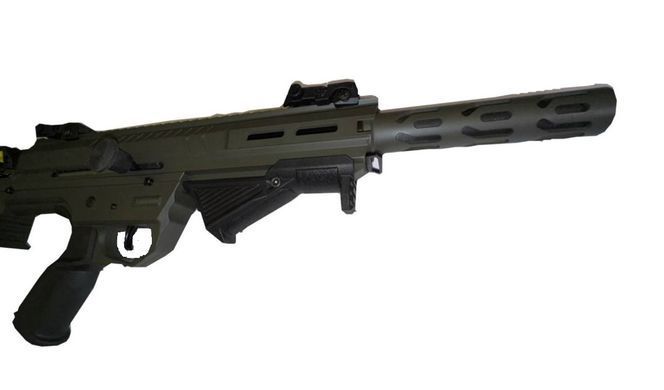 Полуавтоматическая винтовка Husan Arms HBP1207 Bullpup 12 калибра, ствол 50 см/алюминиевая планка. Olive Drab Green Husan-HBP1207-AL.O.D.Green фото Orkov.net