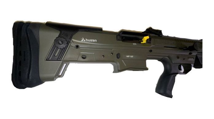 Полуавтоматическая винтовка Husan Arms HBP1207 Bullpup 12 калибра, ствол 50 см/алюминиевая планка. Olive Drab Green Husan-HBP1207-AL.O.D.Green фото Orkov.net
