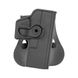 Жесткая полимерная поясная поворотная кобура IMI Defense для Glock 19/23/25/28/32 под правую руку. IMI-Z1020 фото 1