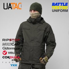 Штурмовая куртка UATAC Gen 5.2 Olive (Олива). Куртка пара с флисом, 1754300387 фото