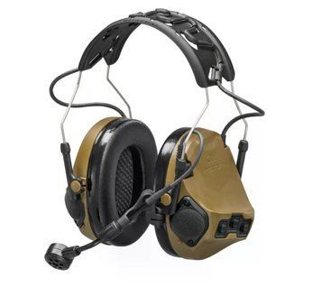 Активные тактические беспроводные наушники 3M PELTOR ComTac VII (MT14H41A-300EU CY), койот, вертикальные, с микрофоном MT14H41A-300EU-CY фото Orkov.net