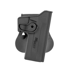 Жесткая полимерная поясная поворотная кобура IMI Defense для Sig P226/P226 Tacops под правую руку.