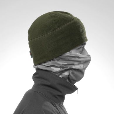Тактическая флисовая шапка UATAC Olive (Олива), 1708124413 фото