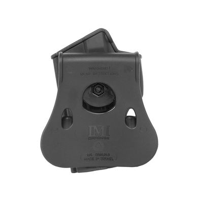 Жесткая полимерная поясная поворотная кобура IMI Defense для H&K USP Full Size под правую руку., IMI-Z1140 фото