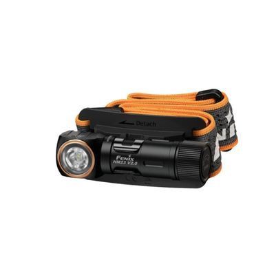 Ліхтар налобний з червоним світлом Fenix HM23 V2.0 300 лм. Чорний Fenix-HM23-V2.0 фото Orkov.net