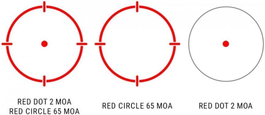 Коллиматорный прицел Holosun HS510C 2MOA (red dot) с солнечной батареей HS510C-RED фото Orkov.net