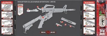 Килимок для зброярів Real Avid з набором інструментів Master Cleaning Station&trade; - AR-15. Сірий AVMCS-AR фото Orkov.net