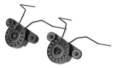 Комплект адаптерів для кріплення навушників на напрямні "лижі" шолома Earmor M12., EM-M12-EXFIL фото