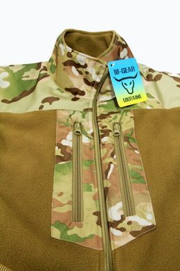 M-GEAR Кофта військова ЗАХИСНИК fleece койот cordura mc