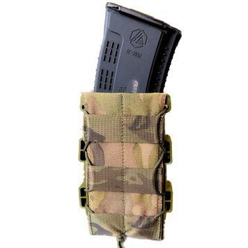 Одинарный подсумок под магазин для АК с пластиковой вставкой EastGear Оливка UA-AK plastic-Multicam фото Orkov.net