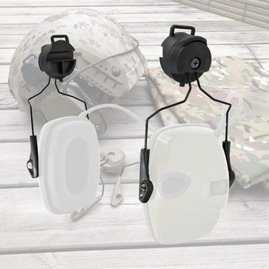 Адаптер ACM Headset Helmet Rail (black) для наушников Howard Leight Impact Sport ACM-IS-B фото Orkov.net