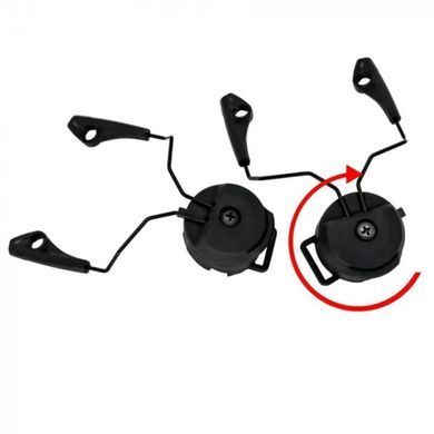 Адаптер ACM Headset Helmet Rail (black) для наушников Howard Leight Impact Sport ACM-IS-B фото Orkov.net