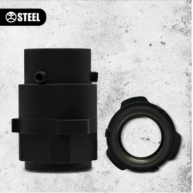 Быстросъёмный звукоподавитель STEEL HORDE QD-S .223 Small чёрный STEEL-HORDE-QD-S-223-1/2х28 фото Orkov.net