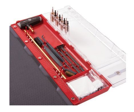 Килимок для зброї Real Avid з набором інструментів Master Cleaning Station&trade; для короткоствольної зброї. Сірий AVMCS-P фото Orkov.net