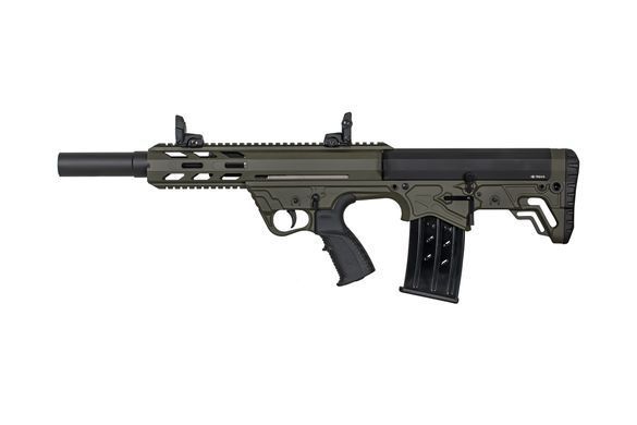 Винтовка BARAK MT-99XS Bullpup 12 калибра со стволом 18,5 дюймов. Чёрный O.D. Зелёный Cerakote Barak-MT-99XS-O.D.G-Black фото Orkov.net