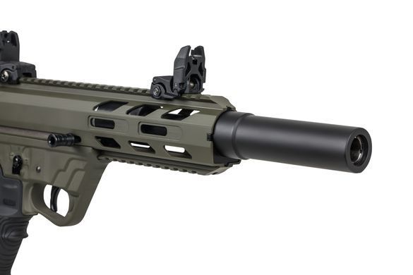 Винтовка BARAK MT-99XS Bullpup 12 калибра со стволом 18,5 дюймов. Чёрный O.D. Зелёный Cerakote Barak-MT-99XS-O.D.G-Black фото Orkov.net