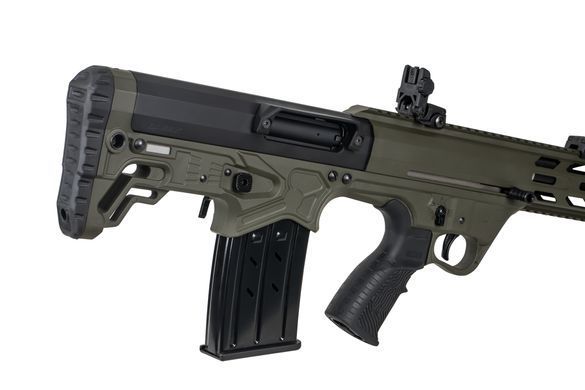 Винтовка BARAK MT-99XS Bullpup 12 калибра со стволом 18,5 дюймов. Чёрный O.D. Зелёный Cerakote Barak-MT-99XS-O.D.G-Black фото Orkov.net