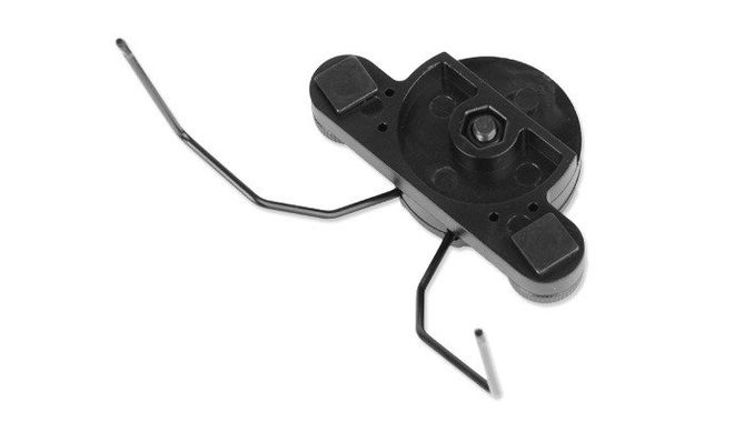 Комплект адаптерів для кріплення навушників на напрямні "лижі" шолома Earmor M12., EM-M12-EXFIL фото