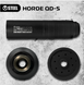 Быстросъёмный звукоподавитель STEEL HORDE QD-S .223 Small чёрный STEEL-HORDE-QD-S-223-1/2х28 фото Orkov.net 5/7