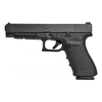 Спортивний напівавтоматичний пістолет Glock 41 Gen 4, калібр .45 ACP чорний Glock-2008590 фото Orkov.net