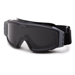 Балістичні окуляри-маска ESS Profile NVG ISSUE 3LS з лінзами: Прозора / Smoke Gray / Жовта, високій контрастності. Колір оправ: Чорний., ESS-740-0397 фото