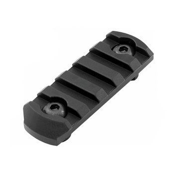 Планка Picatinny 5 слотов Mission First Tactical MFT металлическая на M-LOK TMMLR5 Чёрный TMMLR5 фото Orkov.net