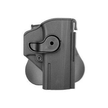 Жёсткая полимерная поясная поворотная кобура IMI Defense Level 2 для CZ P-07 под правую руку. Чёрный IMI-Z1460 фото Orkov.net
