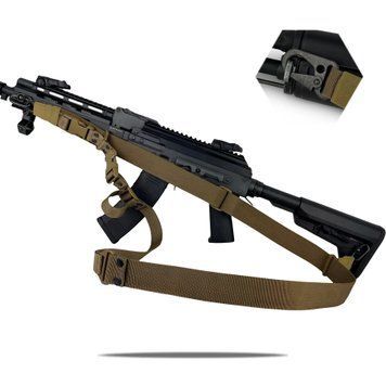 Ремень трехточечный оружейный RAGNAROK HEL carbine Gen.II, Coyote HEL-CARBINE-K фото Orkov.net