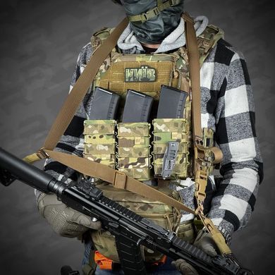 Ремень трехточечный оружейный RAGNAROK HEL carbine Gen.II, Coyote HEL-CARBINE-K фото Orkov.net