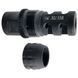 Дульный тормоз-компенсатор 5/8"x24 Unef резьба для снижения отдачи &mdash; ASE UTRA AU761 BoreLock .30/.338 5/8"x24 UNEF, кал. .30/.338, чёрный ASE-UTRA-BoreLock фото Orkov.net 3/3