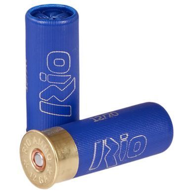 Патроны для охотничьего ружья калибр 12/70 &mdash; RIO Star Team Target 12/70 No.7.5 24g, 25 шт, синий корпус, медная капсюль RIO-Star-12/70 фото Orkov.net