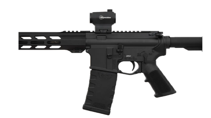 Нарізний Карабін ZRO Delta-Ready Series ZR01 16 калібру 223 Rem, з XD Precision RS + 5 магазинів. Чорний ZRO Delta-9890001 фото Orkov.net