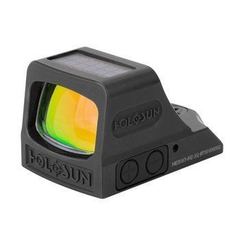 Коллиматорный прицел Holosun HE508T X2 Elite Micro с солнечной панелью в титановом корпусе чёрный HE508T-RD фото Orkov.net
