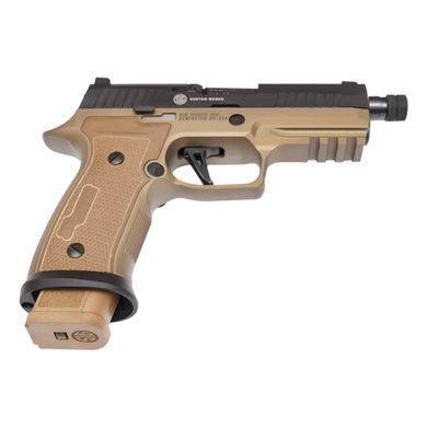 Пістолет спортивний Sig Sauer P320 AXG Combat OR 9 мм Flat Dark Earth Sig-Sauer-2009157 фото Orkov.net