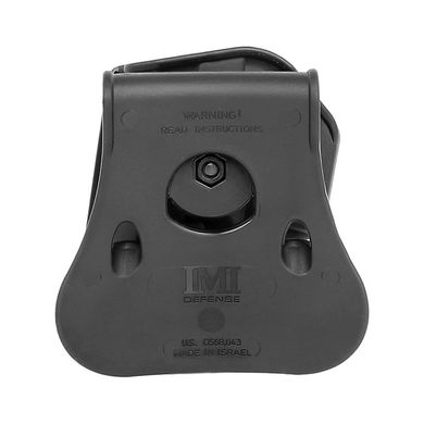 Жесткая полимерная поясная поворотная кобура IMI Defense для Walther PPX под правую руку., IMI-Z1425 фото